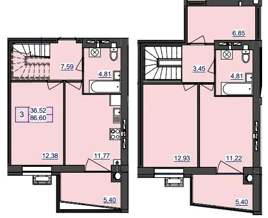ЖК Аристократ — 86.6 м²