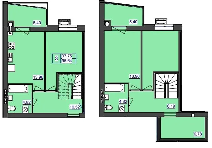 ЖК Аристократ — 95.6 м²