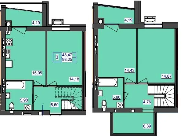 ЖК Аристократ — 98.3 м²