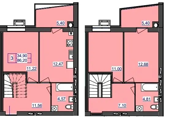 ЖК Аристократ — 86.2 м²