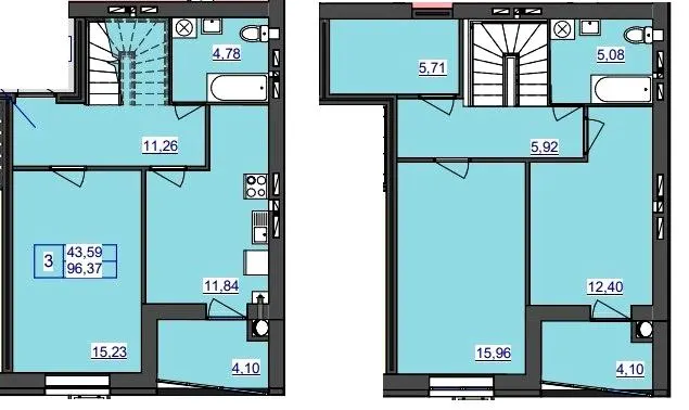 ЖК Аристократ — 96.4 м²
