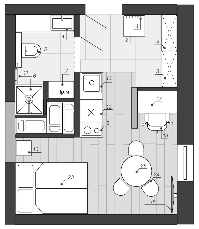 Апарт-комплекс WELLtowers — 24 м²