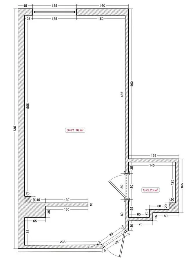ЖК Сузір'я Скай — 23.4 м²