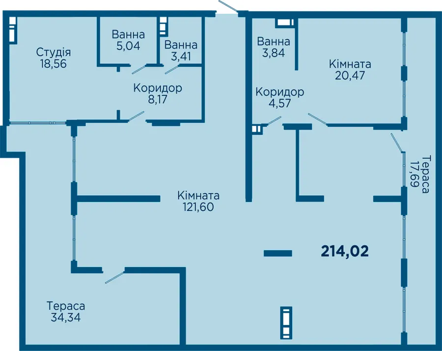 ЖК HydroPark DeLuxe — 214 м²