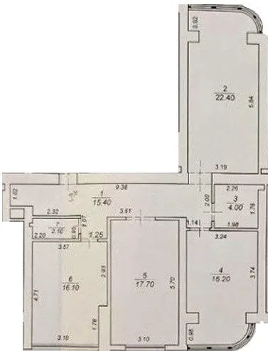 вул. Спортивна — 93.9 м²