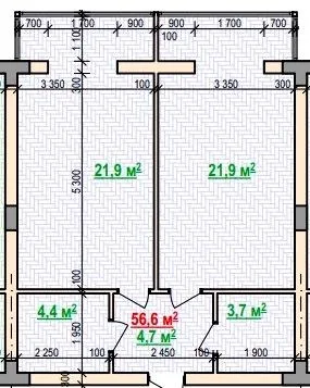 1-кімнатна квартира, 57 м², вул. Народицька, 4, Оліївка — фото 1