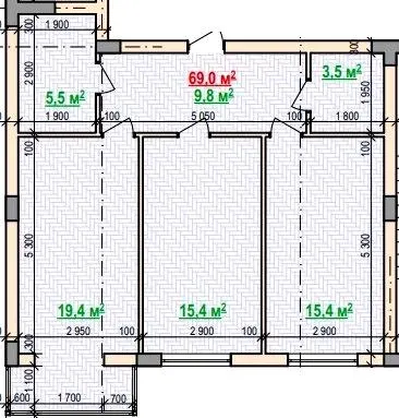 ЖК Атмосфера new format — 69 м²