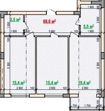 ЖК Атмосфера new format — 69 м²