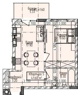ЖК Home — 41.6 м²