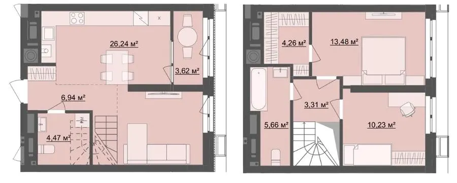ЖК Ривер Сити — 78.2 м²