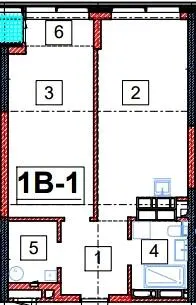 А136 Highlight Tower — 54.9 м²