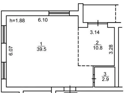 Клубний будинок На Макіївській — 55 м²