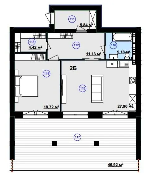 XO RESIDENCE — 86 м²