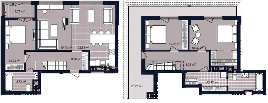 ЖК Рівна 19 — 128.6 м²