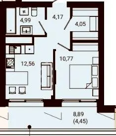 ЖК Nobl — 41.4 м²