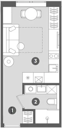 ЖК Sanville Park — 21.1 м²
