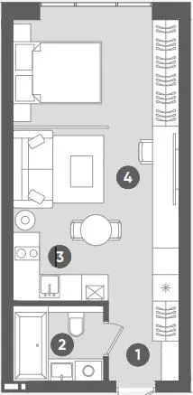 ЖК Sanville Park — 31.6 м²