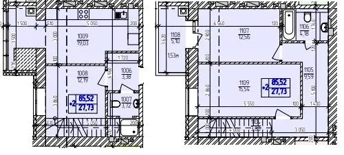 ЖК Автобіографія Elisium — 85.5 м²