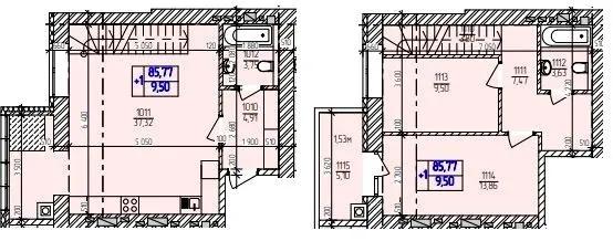 ЖК Автобіографія Elisium — 85.8 м²