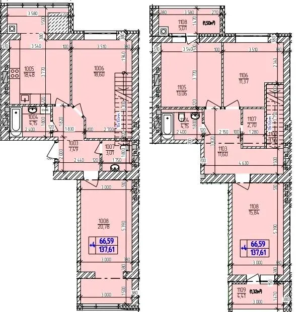 ЖК Автобіографія Elisium — 137.6 м²