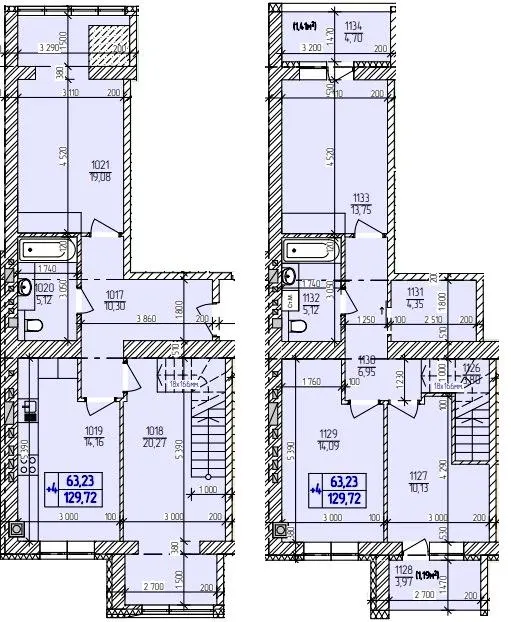 ЖК Автобіографія Elisium — 129.7 м²