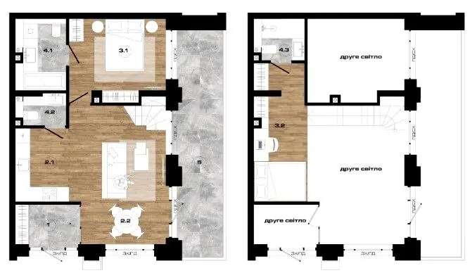 ЖК PARK ROYAL — 73.7 м²