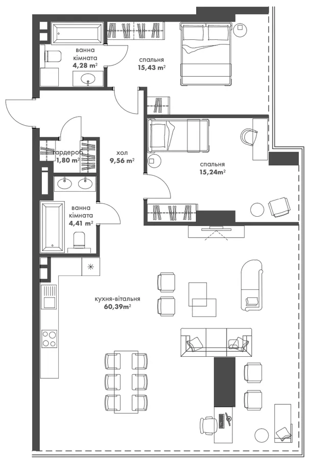 THE ONE — 111.1 м²