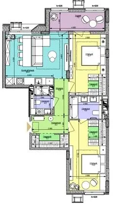 ЖК Файна Таун — 80.1 м²
