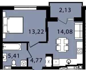 ЖК Kaiser Forest Lviv — 39.6 м²