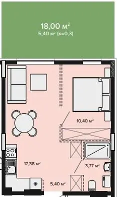 ЖК SOFIhome — 42.4 м²