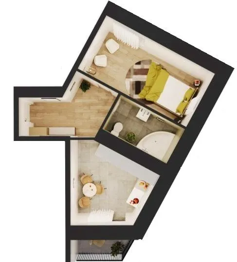 ЖК GRAND Липини — 44.7 м²