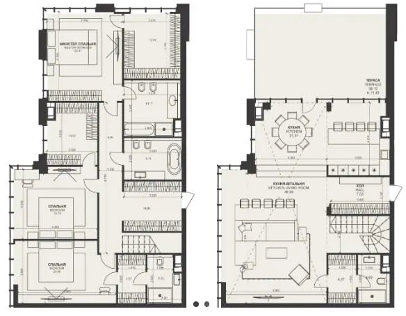 ЖК TRIIINITY — 240.4 м²