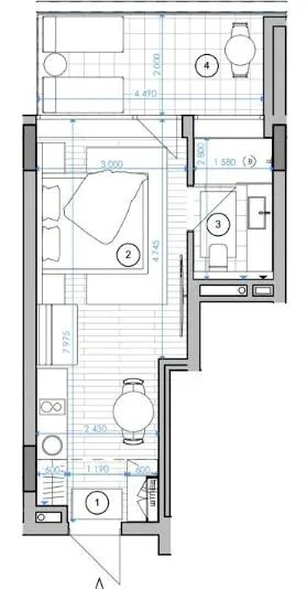 Апарт-комплекс ESCAPE City — 30.3 м²