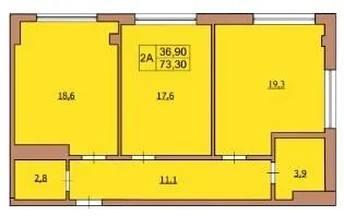 Клубний будинок Barkey — 72 м²