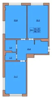 Клубний будинок Barkey — 87.2 м²