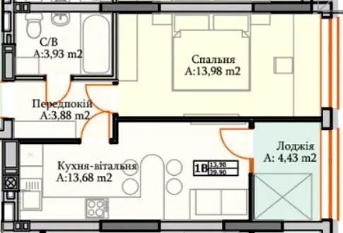 ЖК Green Life — 39.9 м²
