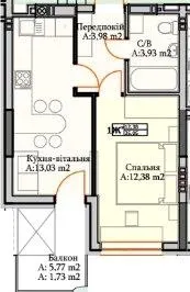 ЖК Green Life — 35.1 м²