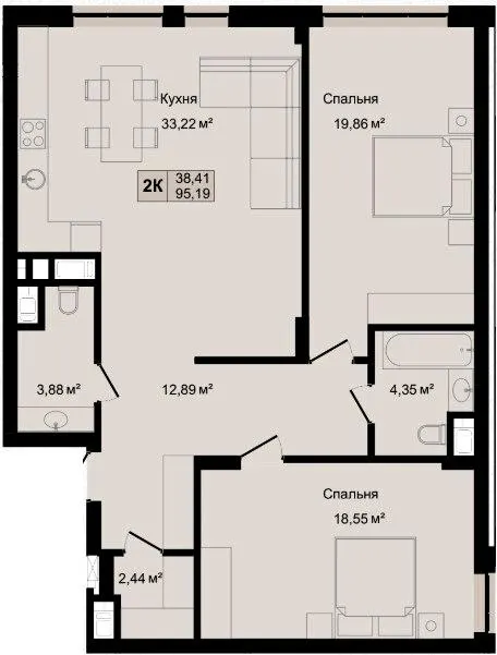HILLTOP — 95.2 м²