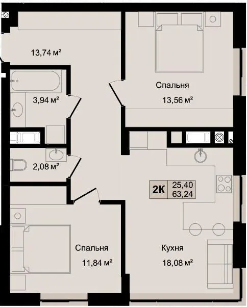 HILLTOP — 63.2 м²