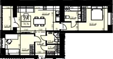 2-комнатная квартира, 71 м², вул. Квіткова, 10, Черкассы — фото 1