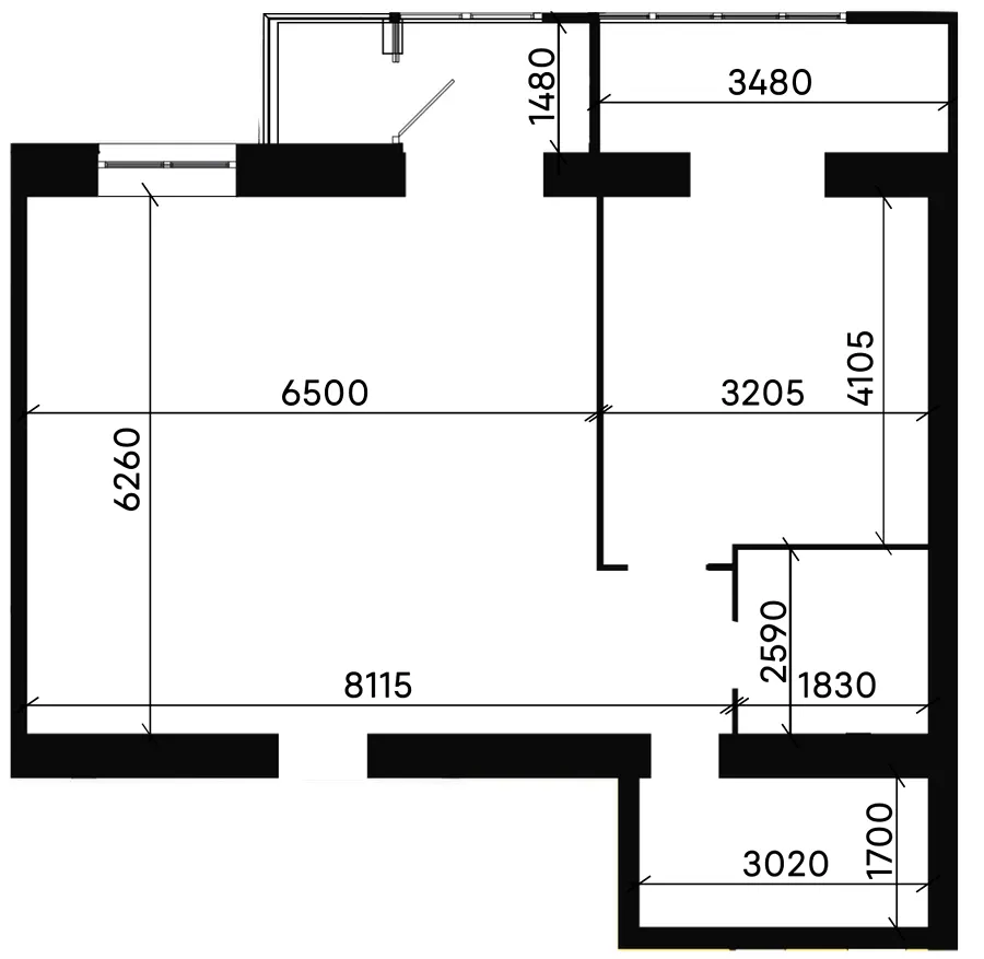 ЖК Дніпровська Брама 2 — 79.2 м²