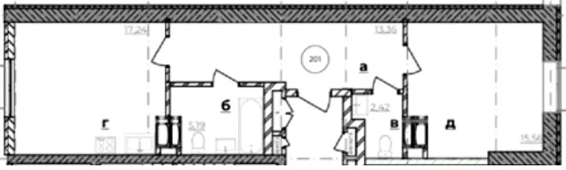 ЖК Park Hills (Молодіжна ініціатива) — 53.8 м²