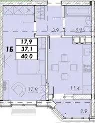 1-комнатная квартира, 40 м², вул. Прохоровська, 40 (Молдаванка), Одесса