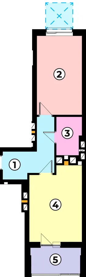 ЖК АТОМІУМ — 48.9 м²