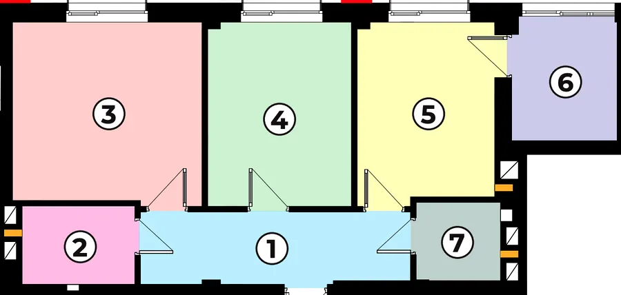 ЖК АТОМІУМ — 60.7 м²