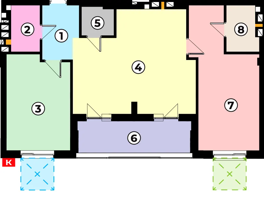ЖК АТОМІУМ — 94.3 м²