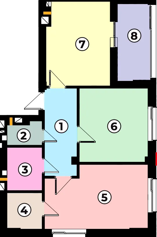 ЖК АТОМІУМ — 67.8 м²