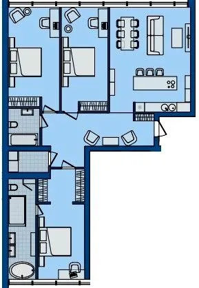 3-комнатная квартира, 133 м², вул. Озерна, 20, Хмельницкий — фото 1