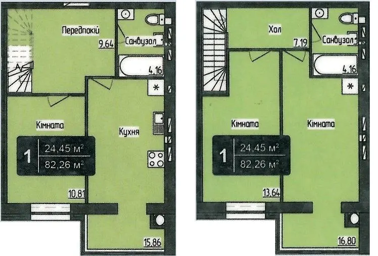 ЖК Ковалівський — 82.3 м²