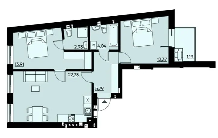 URBAN Residence — 63 м²
